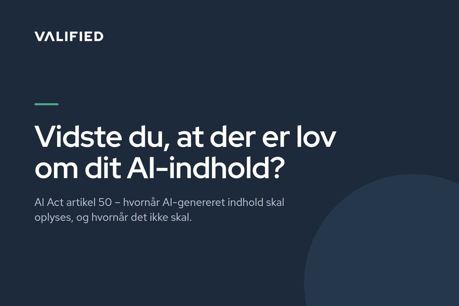 Nye AI-regler gælder nu – skal jeres AI-indhold mærkes?