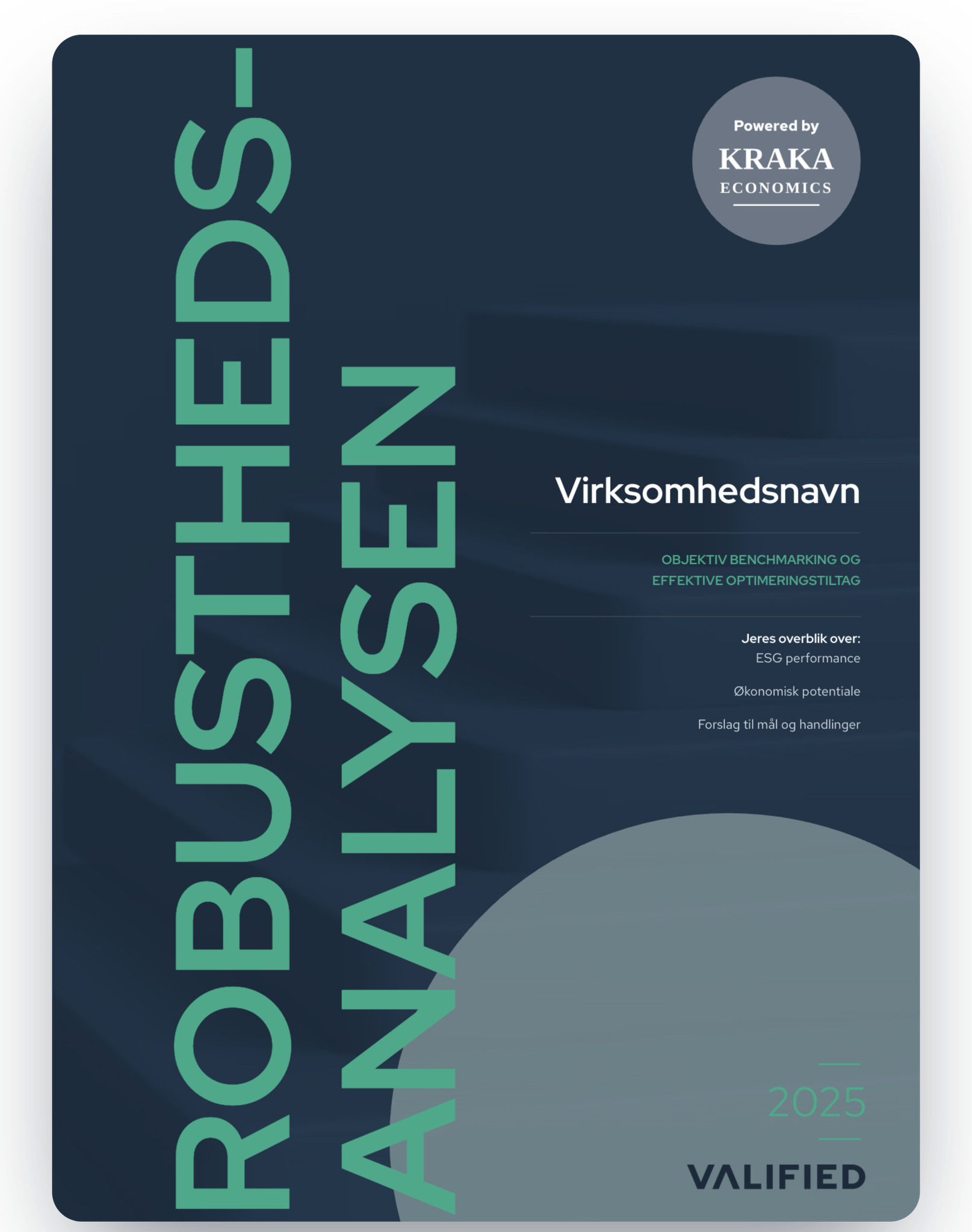 Robusthedsanalysen — rapportforside